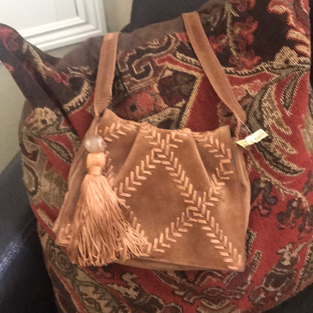 Sharif mini crossbody bag with tassel
